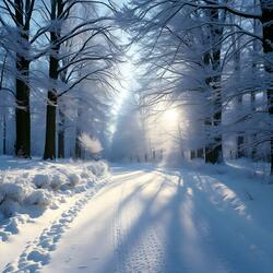 Footsteps in the Snow