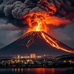 Fireworks of Mount Fuji
