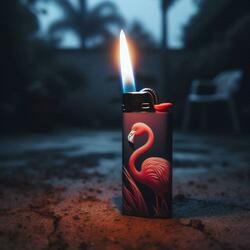 The Only Light Is The Lighter