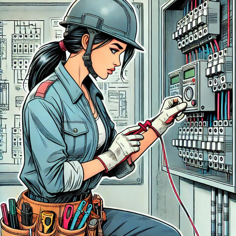 Der Affe erklärt... die Elektrikerin.