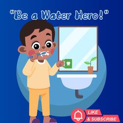 "Be a Water Hero!" A fun and catchy song that teaches kids the importance of saving water through playful rhymes and actions, making every drop count for a better world!