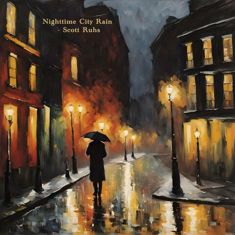 Nighttime City Rain