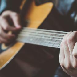 Heartfelt Piano Guitar Backing Track in A