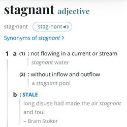 Stagnant