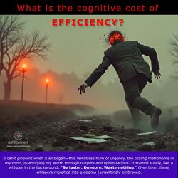 The Cognitive Cost of Efficiency