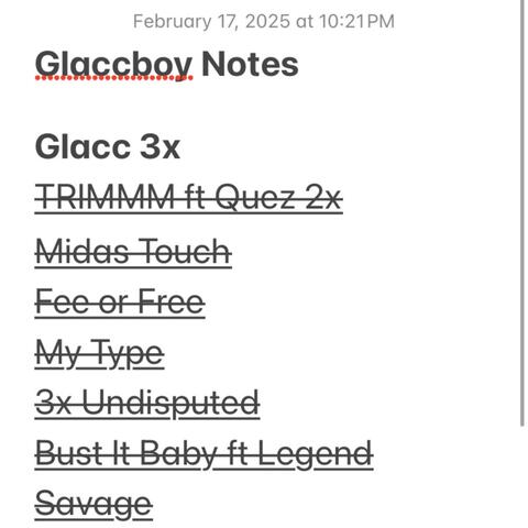 Glaccboy Notes