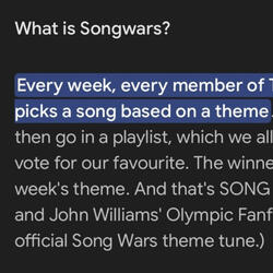 Song wars