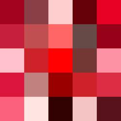red face
