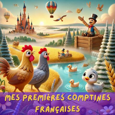Mes Premières Comptines Françaises (Chansons et Rondes pour Enfants : Poules, Escargots, Bateaux et Châteaux)