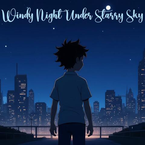 Windy Night Under Starry Sky