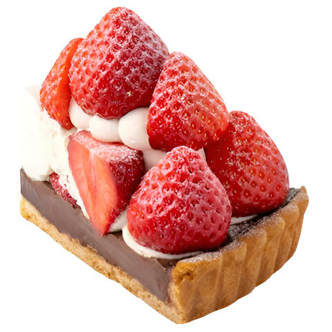 Strawberry chocolet pie