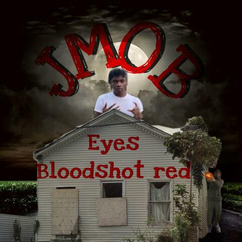 Eyes bloodshot red
