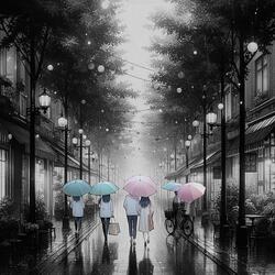 The whispers between raindrops