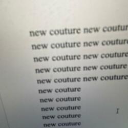 new couture (demo)