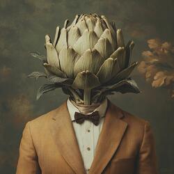 Hij bloeit (in galerij Artisjok)