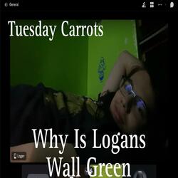 Why Is Logans Wall Green.