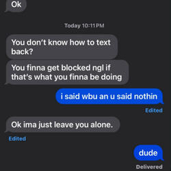 ima jus leave u alone