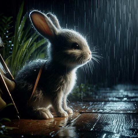 Rabbit on the terrace