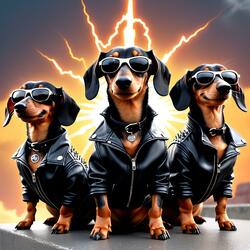 Dachshund Metall