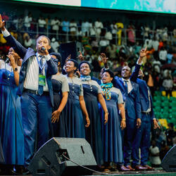 Ndyamye mu mahoro Live recording