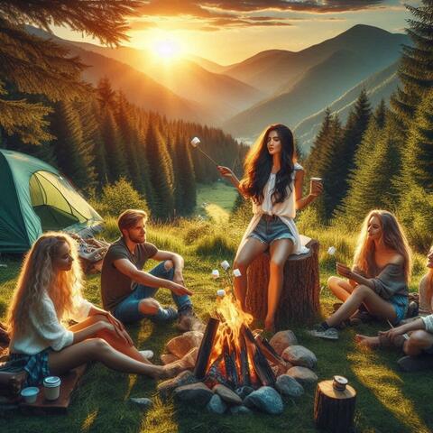 Camping in the mountains
