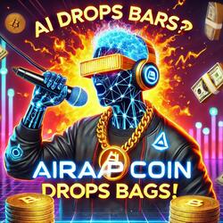 AI DROPS BARS, AiRapCoin DROPS BAGS!
