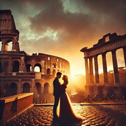 VIOLACEE IN FIORE A ROMA