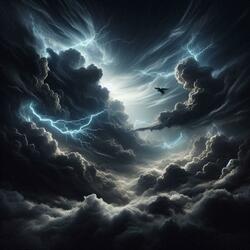 Black sky