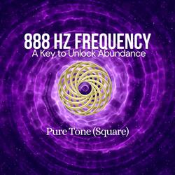 888 Hz Pure Tone (Square)