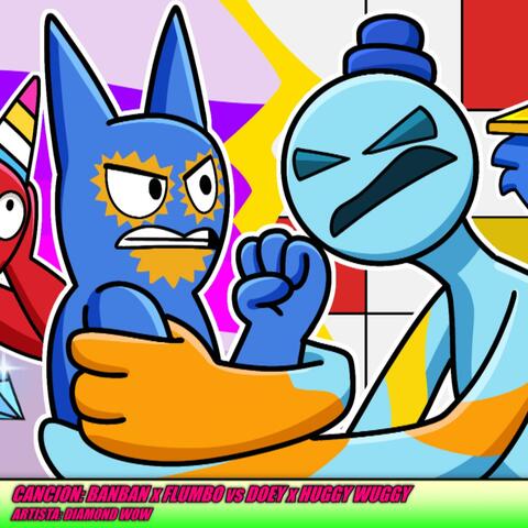 DOEY x HUGGY vs BANBAN x FLUMBO (Banban vs Playtime)