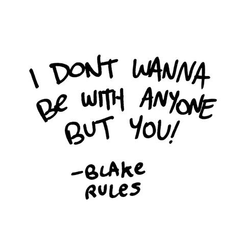 I Don't Wanna Be With Anyone But You!