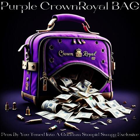 PURPLE CROWN-ROYAL BAG