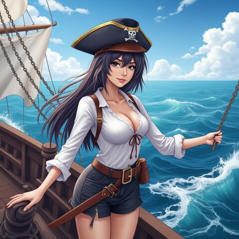 Pirate Cinnamon! Queen of the Ocean Blue!