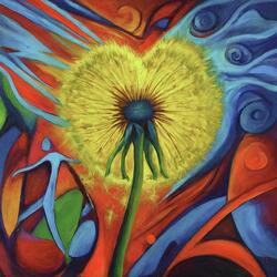 Dandelion Heart