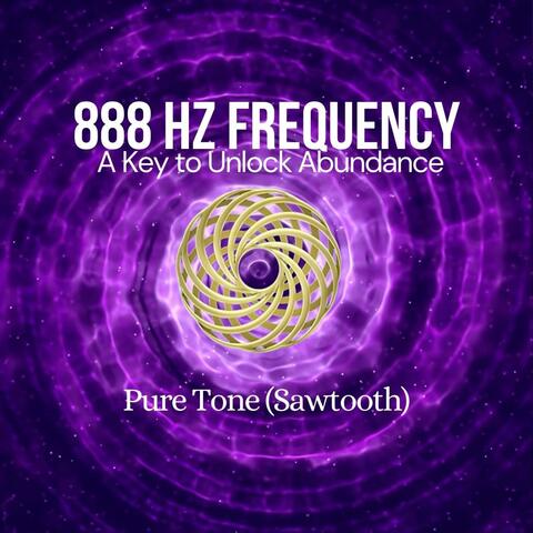 888 Hz Pure Tone (Sawtooth)