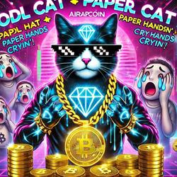AiRapCoin HODL Cat! Paper Hands Cryin’!