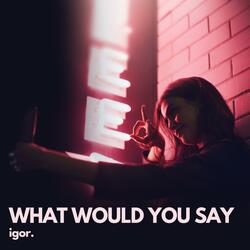 What Would You Say (Extended)