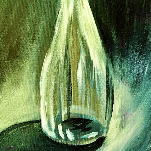 Green Glass Bottle