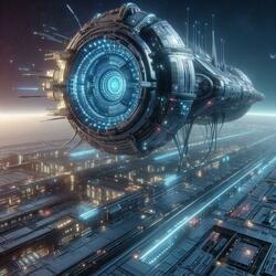 space ambient spaceship