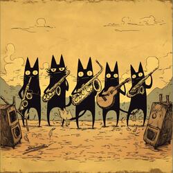 1. Cat Sounds Echoing in the Night Sky