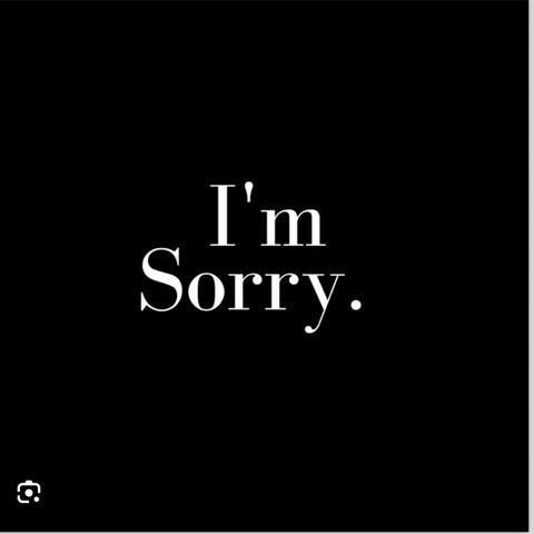 Im sorry