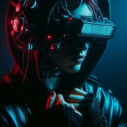 ambient cyberpunk ethereal scifi