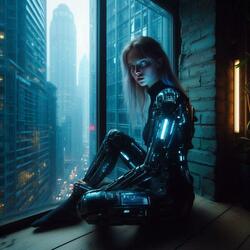 ambient dark scifi cyberpunk