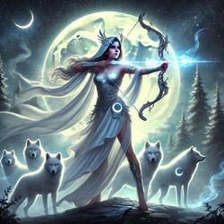 Artemis, Goddess of the hunt and moon