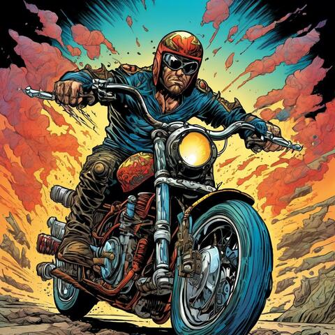 Skull Ringed Biker Punk