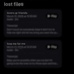 lovers or friends