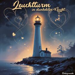 Leuchtturm In Dunkelster Nacht