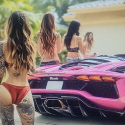Pink Lamborghini