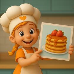 Clatite cu banane (Obiecte cu formă rotundă)