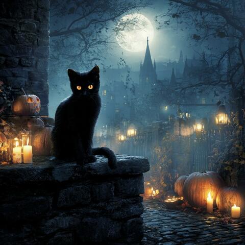黒猫と過ごすハロウィンナイトのホラーBGM